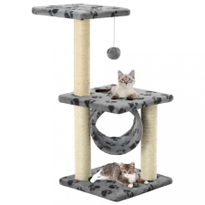 vidaXL szürke macskabútor szizál kaparófákkal 65 cm macskafelszerelés
