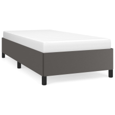 vidaXL szürke műbőr ágykeret 100x200 cm (347237) ágy és ágykellék