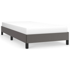 vidaXL szürke műbőr ágykeret 80 x 200 cm (346872) ágy és ágykellék