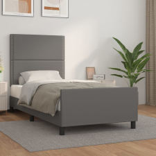 vidaXL szürke műbőr ágykeret fejtámlával 80 x 200 cm ágy és ágykellék
