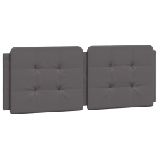 vidaXL szürke műbőr fejtámla párna 120 cm ágy és ágykellék