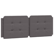 vidaXL szürke műbőr fejtámla párna 140 cm ágy és ágykellék
