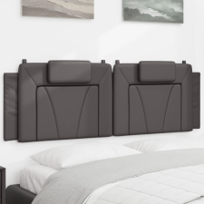 vidaXL szürke műbőr fejtámla párna 160 cm ágy és ágykellék