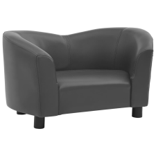 vidaXL szürke műbőr kutyakanapé 67 x 41 x 39 cm (170948) szállítóbox, fekhely kutyáknak