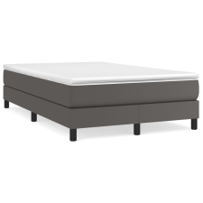 vidaXL szürke műbőr rugós ágy matraccal 120 x 200 cm (3144253) ágy és ágykellék
