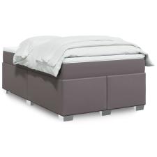 vidaXL szürke műbőr rugós ágy matraccal 120x190 cm ágy és ágykellék