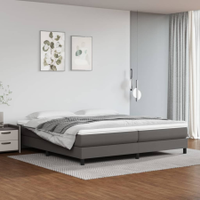 vidaXL szürke műbőr rugós ágykeret 200x200 cm ágy és ágykellék