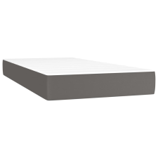 vidaXL szürke műbőr zsebrugós ágymatrac 90x200x20 cm (347726) ágy és ágykellék