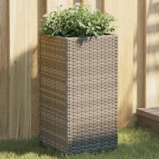 vidaXL Szürke polyrattan kerti ültetőláda 30x30x60 cm kerti tárolás