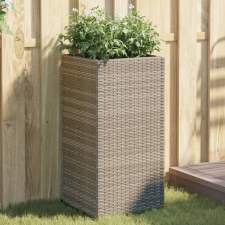 vidaXL szürke polyrattan kerti ültetőláda 40x40x80 cm kerti tárolás