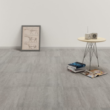 vidaXL szürke pontozott öntapadó PVC padló burkolólap 5,11 m² beton- és padlóbevonat