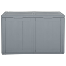 vidaXL szürke PP rattan kerti tároló doboz 180 L (151234) kerti tárolás