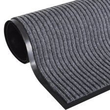 vidaXL Szürke PVC Lábtörlő 90 x 120 cm lakástextília