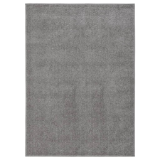 vidaXL Szürke rövid szálú szőnyeg 120 x 170 cm lakástextília