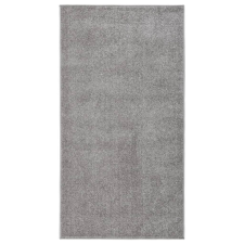 vidaXL Szürke rövid szálú szőnyeg 80 x 150 cm lakástextília