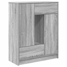 vidaXL szürke sonoma komód fiókokkal és ajtókkal 73x31x90 cm (861855) bútor