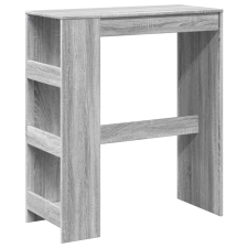 vidaXL szürke sonoma szerelt fa bárasztal tárolókkal 90x40x103,5 cm (854378) bútor