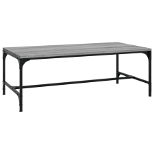 vidaXL szürke sonoma szerelt fa dohányzóasztal 100 x 50 x 35 cm (819390) bútor