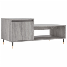 vidaXL szürke sonoma szerelt fa dohányzóasztal 100 x 50 x 45 cm (830826) bútor
