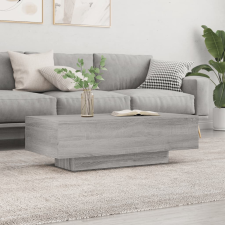 vidaXL szürke sonoma szerelt fa dohányzóasztal 100x49,5x31 cm bútor