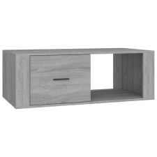 vidaXL szürke sonoma szerelt fa dohányzóasztal 100x50,5x35 cm (816542) bútor