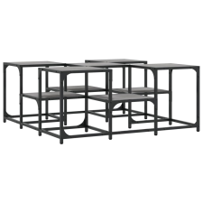 vidaXL szürke sonoma szerelt fa dohányzóasztal 91x91x40 cm (839076) bútor