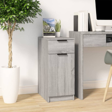 vidaXL szürke sonoma szerelt fa íróasztalszekrény 33,5x50x75 cm íróasztal