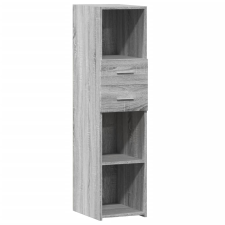 vidaXL szürke sonoma szerelt fa magasszekrény 30 x 42,5 x 124 cm bútor