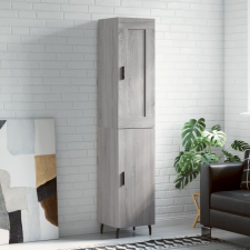 vidaXL szürke sonoma szerelt fa magasszekrény 34,5 x 34 x 180 cm bútor