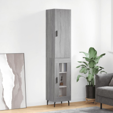 vidaXL szürke sonoma szerelt fa magasszekrény 34,5 x 34 x 180 cm bútor