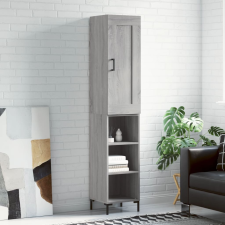 vidaXL szürke sonoma szerelt fa magasszekrény 34,5 x 34 x 180 cm bútor