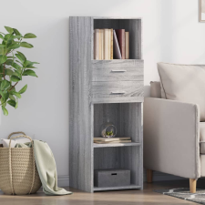vidaXL szürke sonoma szerelt fa magasszekrény 40 x 42,5 x 124 cm bútor