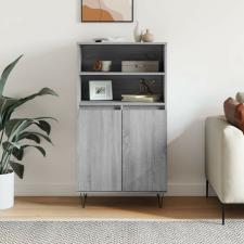 vidaXL szürke sonoma szerelt fa magasszekrény 60 x 36 x 110 cm bútor