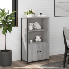 vidaXL szürke sonoma szerelt fa magasszekrény 62 x 32 x 103,5 cm bútor