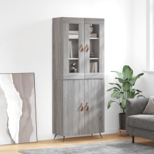 vidaXL szürke sonoma szerelt fa magasszekrény 69,5 x 34 x 180 cm bútor