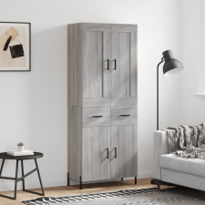 vidaXL szürke sonoma szerelt fa magasszekrény 69,5 x 34 x 180 cm bútor