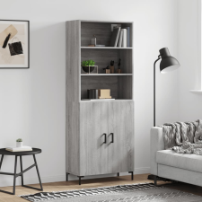 vidaXL szürke sonoma szerelt fa magasszekrény 69,5 x 34 x 180 cm bútor
