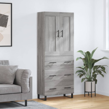 vidaXL szürke sonoma szerelt fa magasszekrény 69,5 x 34 x 180 cm bútor