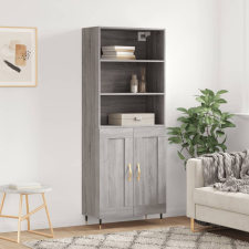 vidaXL szürke sonoma szerelt fa magasszekrény 69,5 x 34 x 180 cm bútor