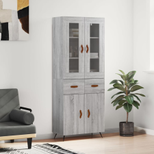 vidaXL szürke sonoma szerelt fa magasszekrény 69,5 x 34 x 180 cm bútor
