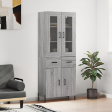 vidaXL szürke sonoma szerelt fa magasszekrény 69,5 x 34 x 180 cm bútor