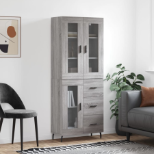 vidaXL szürke sonoma szerelt fa magasszekrény 69,5 x 34 x 180 cm bútor