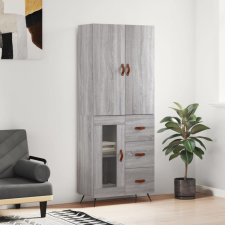 vidaXL szürke sonoma szerelt fa magasszekrény 69,5 x 34 x 180 cm bútor