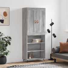 vidaXL szürke sonoma szerelt fa magasszekrény 69,5 x 34 x 180 cm bútor