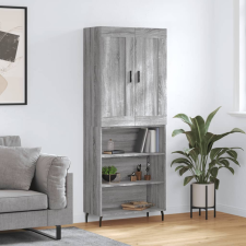 vidaXL szürke sonoma szerelt fa magasszekrény 69,5 x 34 x 180 cm bútor