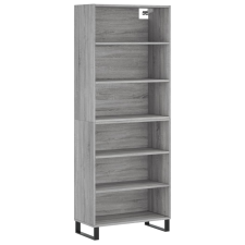 vidaXL szürke sonoma szerelt fa magasszekrény 69,5x32,5x180 cm (3189603) bútor