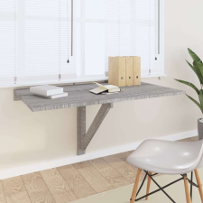 vidaXL szürke sonoma szerelt fa összecsukható fali asztal 100x60x56 cm íróasztal