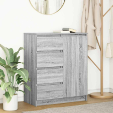 vidaXL szürke sonoma szerelt fa tálalószekrény fiókos 71x35x84 cm (861585 VidaXL) bútor