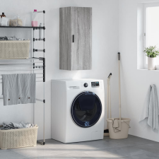 vidaXL szürke sonoma színű fali szekrény 34,5 x 34 x 90 cm bútor