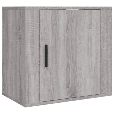 vidaXL szürke sonoma színű falra szerelhető éjjeliszekrény 50x30x47 cm (816876) bútor